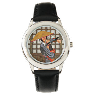 Reloj De Pulsera Mujer de batalla asiática