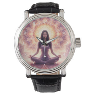 Reloj De Pulsera Mujer de meditación de mandala brillante