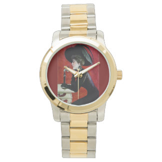 Reloj De Pulsera Mujer de moda de época con teléfono