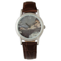 Mujer elegante en el baño (por Alfred Stevens) Wat