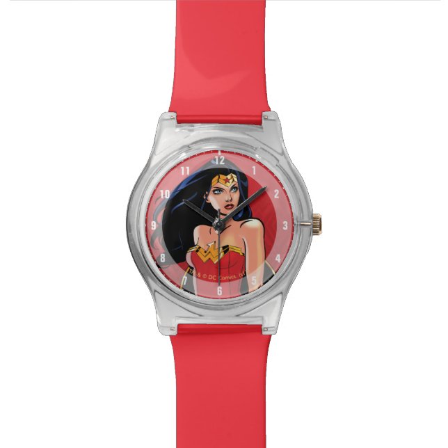 Reloj De Pulsera Mujer Maravilla Con Espada - Feroz (De cerca)