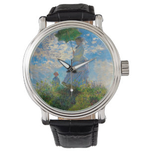 Reloj De Pulsera Mujer Monet Paraguas Impresionismo