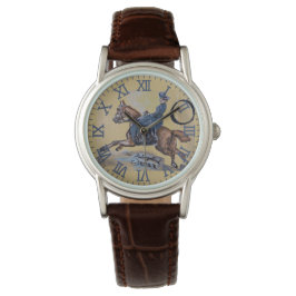 Reloj De Pulsera mujer montando un caballo de pintura