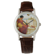 Mujer romana jugando con su gato favorito