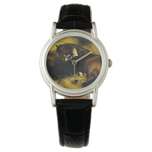 Reloj De Pulsera Mujer y caballo