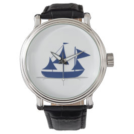 Reloj De Pulsera Multi-Sail Sailboat Marine Nautical