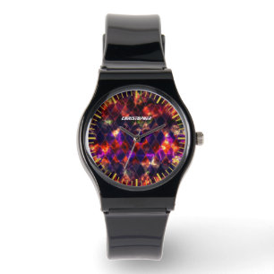 Reloj De Pulsera Multicolores oxidados de vidrio manchado