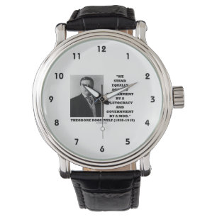 Reloj De Pulsera Multitud de la plutocracia del gobierno del