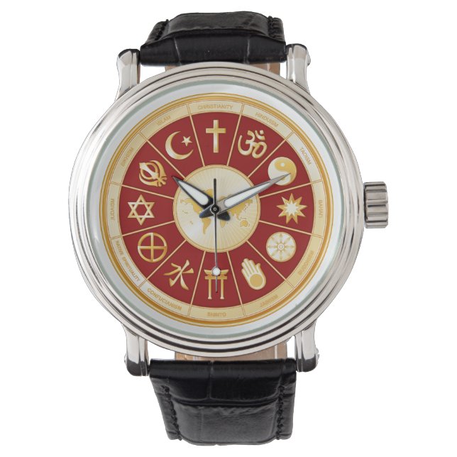 Reloj De Pulsera Mundo de fe (Anverso)