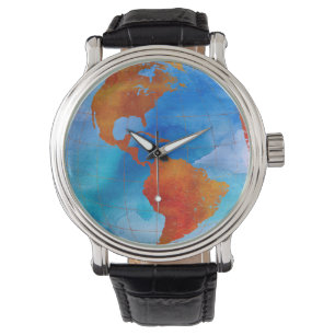 Reloj De Pulsera Mundo de la acuarela