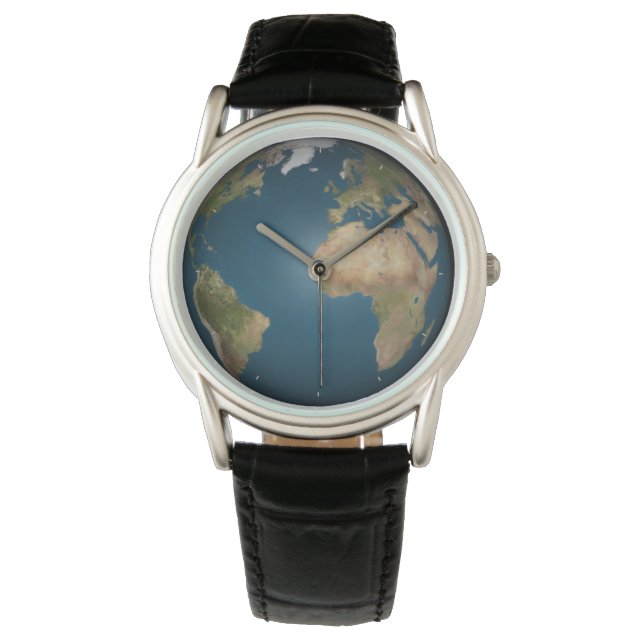 Reloj De Pulsera Mundo grande (Anverso)