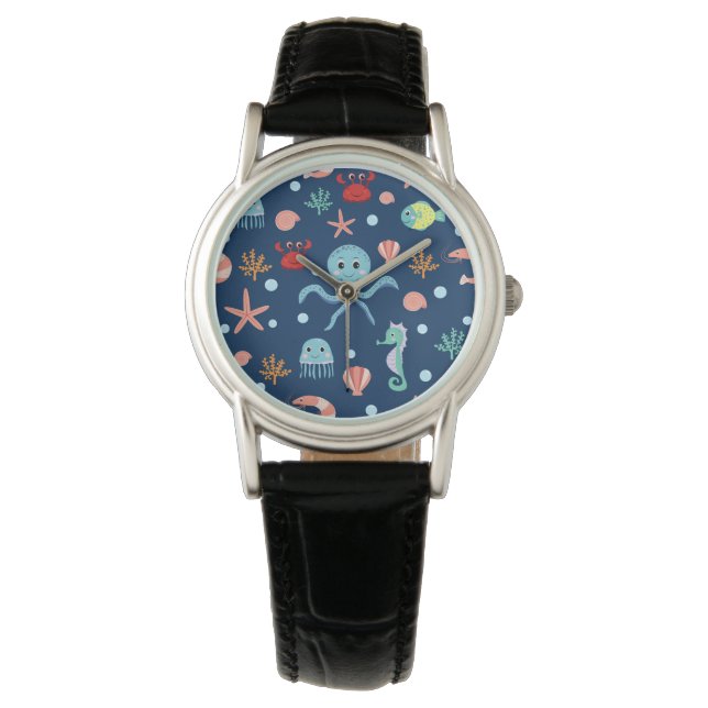 Reloj De Pulsera Mundo Marino (Anverso)