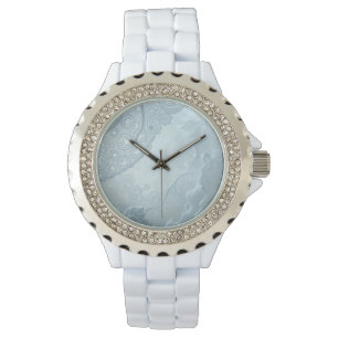 Reloj De Pulsera muñeca de fantasía de encaje blanco