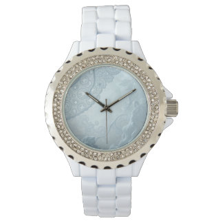 Reloj De Pulsera muñeca de fantasía de encaje blanco