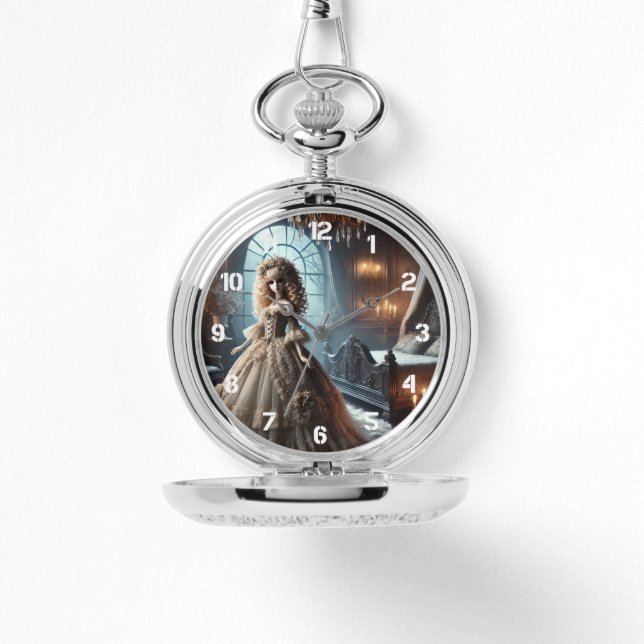 Reloj De Pulsera Muñeca gótica victoriana - Encantada oscura (Anverso)