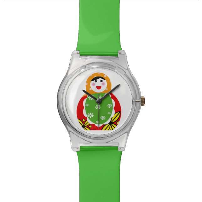 Reloj De Pulsera muñeca jerarquizada rusa linda (De cerca)