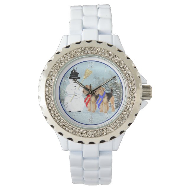 Reloj De Pulsera Muñeco de Nieve Mágico (Anverso)