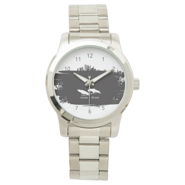Reloj De Pulsera mungin y huggin cuervos de Odin valhalla vikingo n (Anverso)