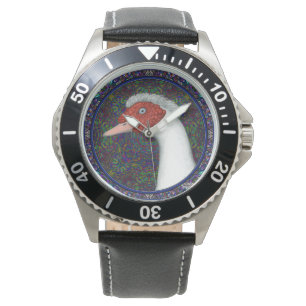 Reloj De Pulsera Muscovy Duck Head White