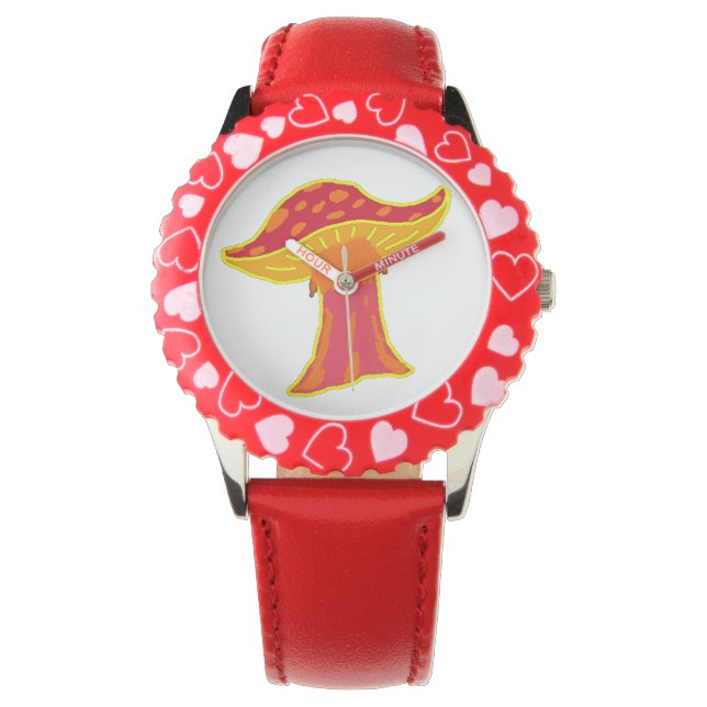 Reloj De Pulsera Mushroom (Anverso)