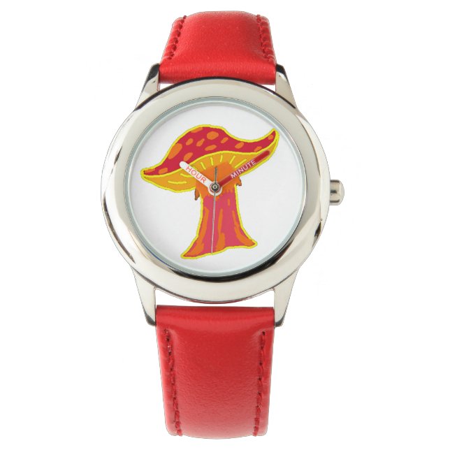 Reloj De Pulsera Mushroom (Anverso)