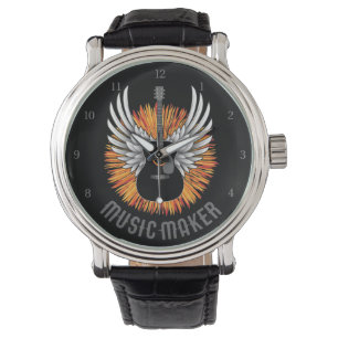 Reloj De Pulsera Music Maker (guitarrista)