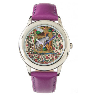 RELOJ DE PULSERA MÚSICA BESTIARIA MEDIEVAL EXTRAÑA,ÓRGANO DE JUEGO 