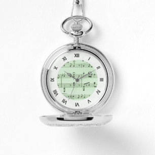 Reloj De Pulsera Música de hoja verde