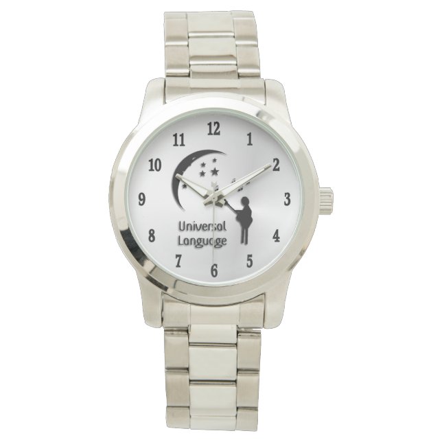 Reloj De Pulsera Música del lenguaje universal (Anverso)