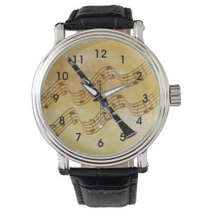 Reloj De Pulsera Música - Diseño Clarinet