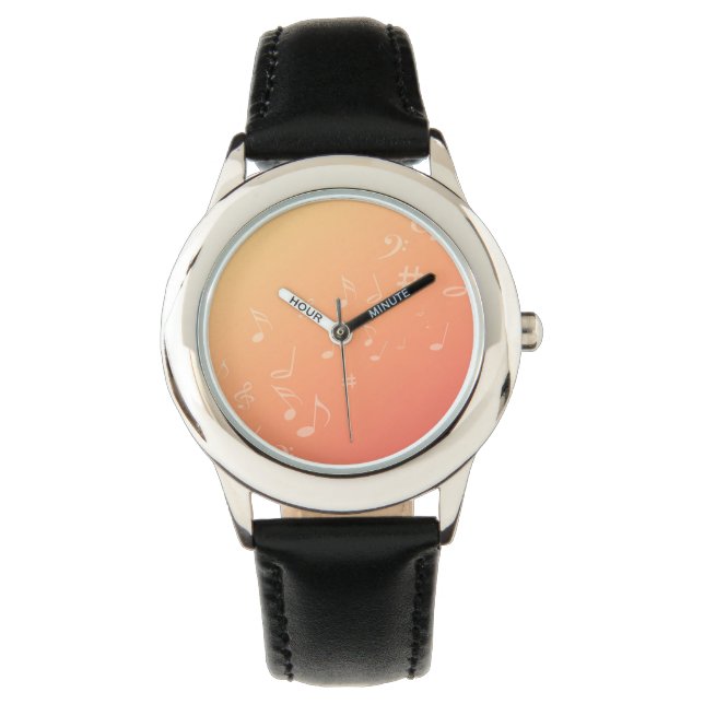 Reloj De Pulsera Música Peach (Anverso)