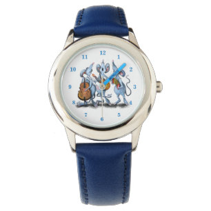 Reloj De Pulsera Musical Mouse Band Funny Watch