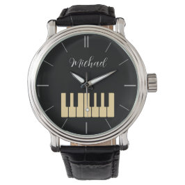 Reloj De Pulsera Músico personalizado del teclado del piano