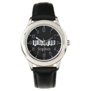 Reloj De Pulsera Músico personalizado del teclado del piano