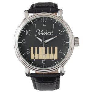 Reloj De Pulsera Músico personalizado del teclado del piano