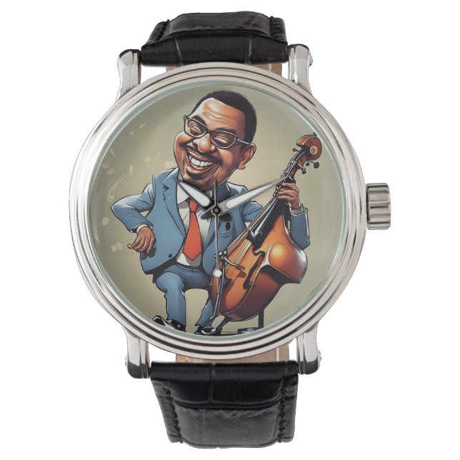 Reloj De Pulsera músicos de jazz (Anverso)