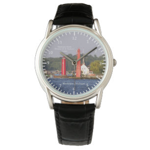 Reloj De Pulsera Muskegon South Entrance Lights Lights watch