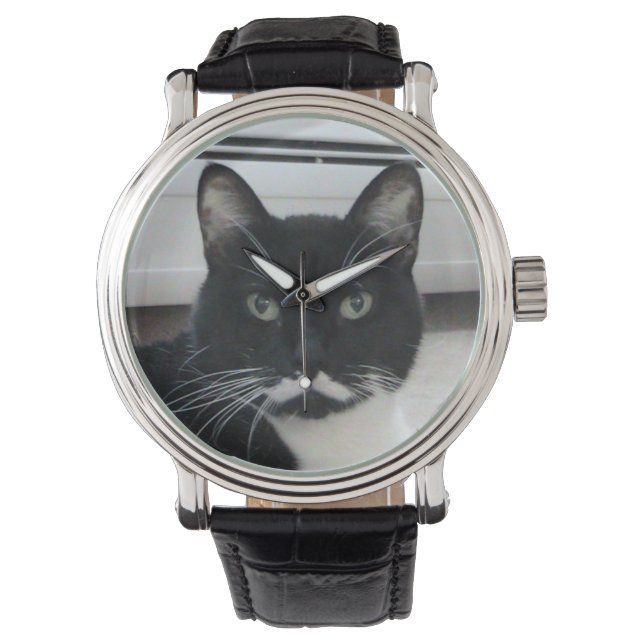 Reloj De Pulsera Mustache Cat Watch (Anverso)