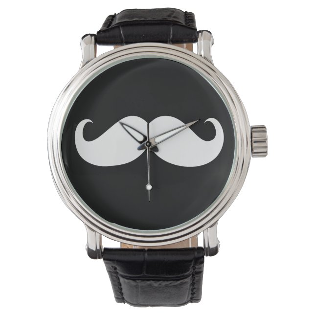 Reloj De Pulsera Mustache divertida (Anverso)