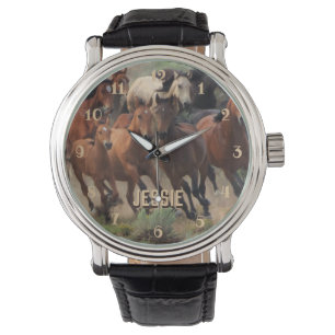 Reloj De Pulsera Mustangs salvajes