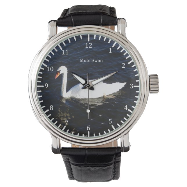 Reloj De Pulsera Mute Swan watch (Anverso)