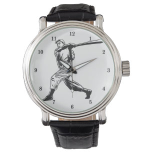 Reloj De Pulsera Muy Guay Baseball Writing Watch