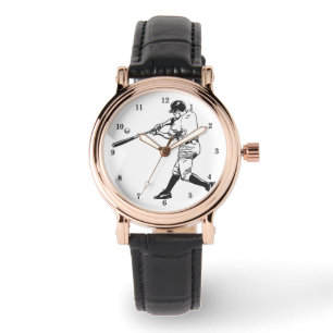 Reloj De Pulsera Muy Guay Baseball Writing Watch