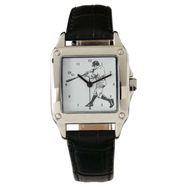 Reloj De Pulsera Muy Guay Baseball Writing Watch (Anverso)
