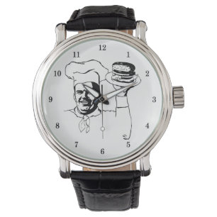 Reloj De Pulsera Muy Guay Chef Writing Watch