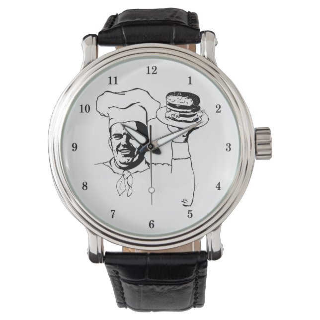 Reloj De Pulsera Muy Guay Chef Writing Watch (Anverso)
