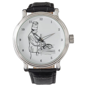 Reloj De Pulsera Muy Guay Chef Writing Watch