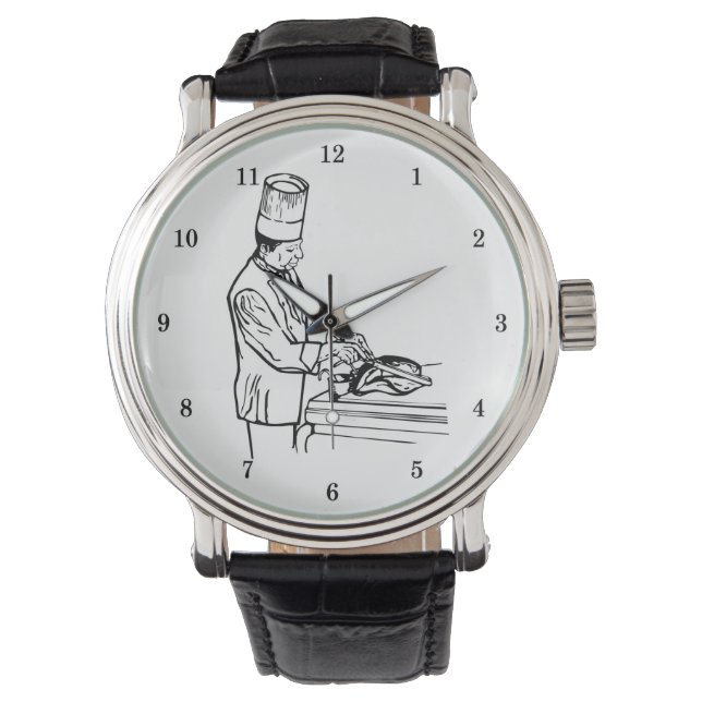Reloj De Pulsera Muy Guay Chef Writing Watch (Anverso)