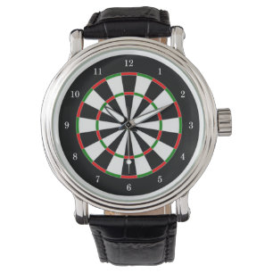 Reloj De Pulsera Muy Guay Dart Board Writing Watch