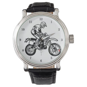 Reloj De Pulsera Muy Guay Dirt Bike Writing Watch